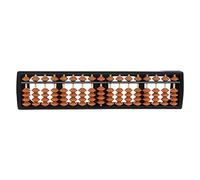 17 tiges de chiffres standard Abacus Soroban Calculatrice chinoise japonaise Outil de comptage Compatible avec les enfants, les tout-petits et les adultes Boulier