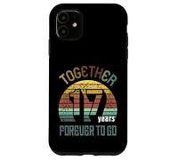 17 Wedding Anniversary for Couple Seventeen Years Marriage Coque pour iPhone 11