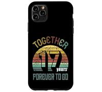 17 Wedding Anniversary for Couple Seventeen Years Marriage Coque pour iPhone 11 Pro Max