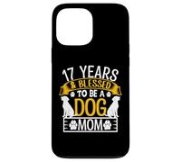 17 Years and Dog Mom! 17 Years Old Dog Mom Anniversaire Coque pour iPhone 13 Pro Max