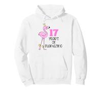 17 Years of Flamazing Flamingo Design Beach 17th Birthday Sweat à Capuche