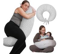 170 Cm Pregnancy Pillow For Sleeping,Xxl Nursing Pillow,Nursing And Pregnancy Pillow With Washable Cover,Baby Nursing Pillow,Sleep,Nursing.[R67]