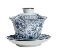 170 ML Style Chinois Boule de Porcelaine Bleu et Blanc Ensemble de ménage céramique gaiwan Bol Tasse de thé