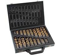 170 pièces 1-10mm métrique spirale pointe robinet tige droite Ti foret ensemble de boîtier