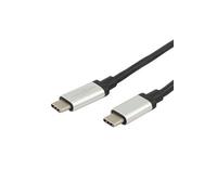 1700-0060 câble micro usb de charge pour smartphone 100 cm noir