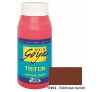 [17012-3] KREUL Lot de 3 peintures acrylique SOLO Goya TRITON, marron oxyde,