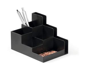 [1701588058] DURABLE Pot à crayon OPTIMO eco 6 Compartiments Anthracite