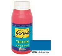 [17028-3] KREUL Lot de 3 peintures acrylique SOLO Goya TRITON, bleu primaire,