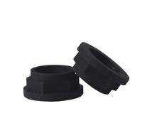 17041657 Lot de 2 écrous jack noirs compatibles avec prises Roland 6,35 mm pré-filetées M12 x 1 pour ampli de guitare à filetage non standard - Jack d'entrée Roland #13449146