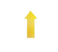 DURABLE Étiquette auto-adhésive Marquage flèche 170504 200×100×0,7 mm Jaune signal 10 pièces