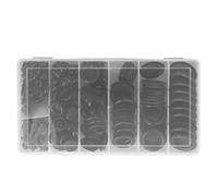 170PCS Rubber Grommet Kit | Unscented & Protection - Oxidation O Rings Assortment Set for Automobile/Hydraulic/Pneumatic | Heat Tolerance (- 40℃ to 120℃) | 7 Sizes with