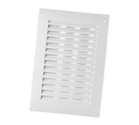 170x250mm Grille de Ventilation avec Moustiquaire - Grille D'aération Réglable - Plastique ABS Blanc