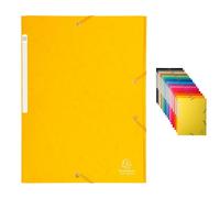 [17100H-12] Exacompta Lot de 12 Chemises à élastiques Maxi capacity CL425g Na...