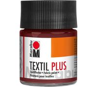 Marabu Textil Plus Pot de Peinture Marron Moyen 50 ML