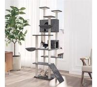 171596 vidaXL Arbre à chat avec griffoirs en sisal Gris foncé 191 cm Gris G