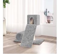 171607 vidaXL Arbre à chat avec griffoir en sisal Gris clair 59 cm