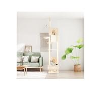 vidaXL Arbre à chat 171612 du sol au plafond 277-303 cm Crème