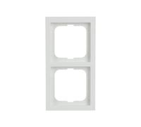 1722-184K Plaque de recouvrement 2 postes blanc s