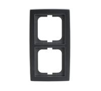 1722-80 Plaque de recouvrement 2 postes chrome ma 4011395994849