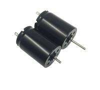 1725 17mm Coreless electronic starter Singal Shaft/Double Shaft DC 12V 12000/15000RPM High Speed Replacement for Rotary Tattoo Machine IINKUEYK(Model C Dual Shaft)
