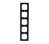 1725-181K Plaque de recouvrement 5 postes anthrac