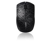 [17307] Rapoo Souris optique Mini sans fil "3300P+" 3 boutons, Noir