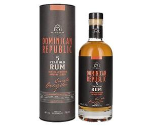 1731 Fine & Rare DOMINICAN REPUBLIC 5 Years Old Single Origin Rum 46% Vol. 0,7l in Giftbox