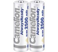 [17425206] Camelion Pack de 2 Piles Rechargeables Always Ready NiMH HR6 AA 25...