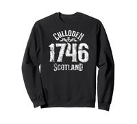 1746 Culloden Scotland Vintage Imprimé Vieilli Sweatshirt
