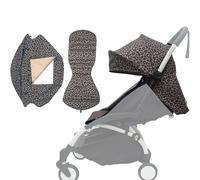 175 ° Cagoule de poussette et doublure de siège pour Babyzen Yoyo, housse de coussin adaptée à YOYO2/YOYA, pare-soleil, accessoires de poussette en tissu 1:1 ginger pink