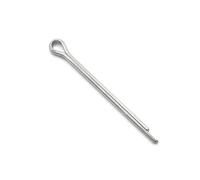 175 goupilles fendues argentées, tailles assorties, boîtier rigide en acier zingué, goupille fendue pour Mécanique