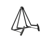 K&M Support guitare acoustique Heli 2 17580 – acier, largeur 18,5–23 cm – Noir
