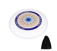 175g Ultimate Frisbee Professionnel -Disque Sportif Bleu et Blanc en Matériau PE Haute Performance - Compétitions en Plein Air & Entraînement-Sports Amusants et Dynamiques-Frisbee Durable pour Adultes