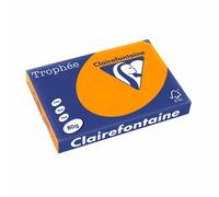 Clairefontaine Trophée Ramette de 500 feuilles papier couleur 80 g A3 Orange