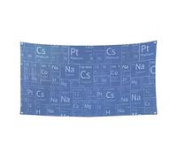 177,8 x 88,9 cm Éléments de tableau périodique Bannière de toile de fond pour événements et fêtes