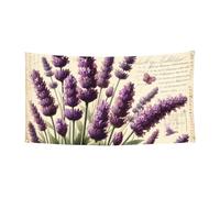 177,8 x 88,9 cm - Motif carte postale vintage - Bannière murale à suspendre pour événements et fêtes