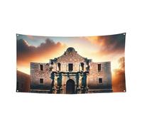 177,8 x 88,9 cm Remember-The-Alamo-Texas Bannière de toile de fond pour événements et fêtes