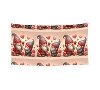 177,8 x 88,9 cm Valentine-Gnomes-Rose-Romantique Outdoor Event Backdrop Bannière Wall Hanging Outdoor Flag For Events And Party