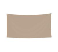 177,8 x 89,9 cm Bannière décorative de couleur unie marron clair bannière de vacances à suspendre, bannière de fête d'anniversaire pour l'intérieur et l'extérieur, fête de Noël, bannière de fête