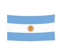 177,8 x 89,9 cm Bannière décorative drapeau argentin à suspendre, bannière de vacances, intérieur ou extérieur, fête de Noël, bannière de fête d'anniversaire, bannière