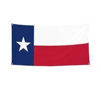 177,8 x 89,9 cm Bannière décorative Drapeau du Texas Bannière de vacances à suspendre Intérieur Extérieur Fête de Noël Bannière de fête d'anniversaire