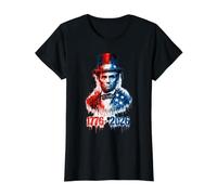 1776 2026 Abraham Lincoln Drapeau Patriotique des États-Unis T-Shirt Graphique avec Valeur