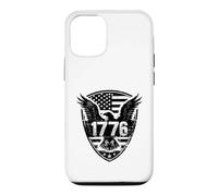 1776 American The Eagle Shield Drapeau USA Patriotique Vintage Coque pour iPhone 12/12 Pro
