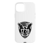 1776 American The Eagle Shield Drapeau USA Patriotique Vintage Coque pour iPhone 15 Plus