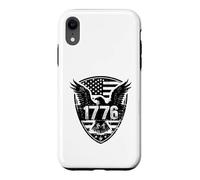 1776 American The Eagle Shield Drapeau USA Patriotique Vintage Coque pour iPhone XR