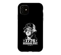 1776 Reasons Why Funny 4 Juillet George Washington Coque pour iPhone 11