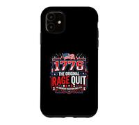 1776 The Original Rage Quit Funny Gamer 4 Juillet Coque pour iPhone 11