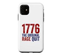 1776 The Original Rage Quit Funny Gamer 4 Juillet Coque pour iPhone 11