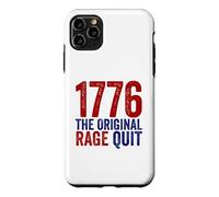 1776 The Original Rage Quit Funny Gamer 4 Juillet Coque pour iPhone 11 Pro Max