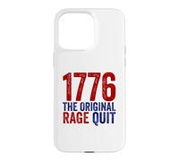 1776 The Original Rage Quit Funny Gamer 4 Juillet Coque pour iPhone 15 Pro Max